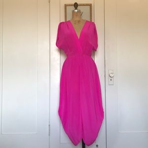 Myne Pink Midi Dress